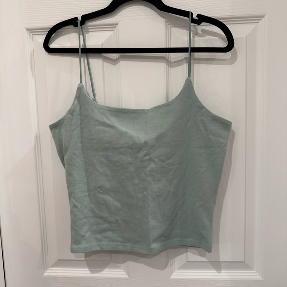 Seafoam Green Cropped Cami NWOT - Picture 1 of 6